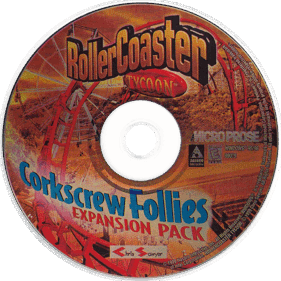 RollerCoaster Tycoon: Corkscrew Follies - Disc (North America) - 913x913