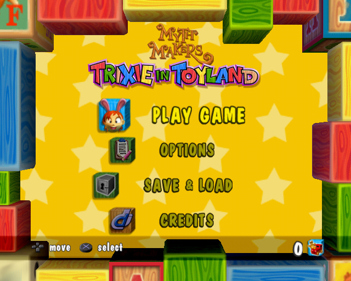 Myth Makers: Trixie in Toyland - Screenshot - Game Select (Europe) - 640x512