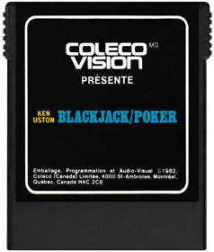 Ken Uston Blackjack/Poker - Cart - Front (World) - 1130x1330