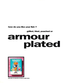James Pond 2: Codename RoboCod - Advertisement Flyer - Front (United Kingdom) - 2472x3240