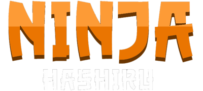 Ninja Hashiru - Clear Logo (World) - 640x288