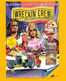 Wreckin Crew: Drive Dangerously - Advertisement Flyer - Front (United Kingdom) - 1797x2197