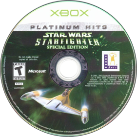Star Wars: Starfighter Special Edition - Disc (North America) - 775x774