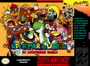 Super Mario World: 30th Anniversary Edition - Fanart - Box - Front (North America) - 2100x1535