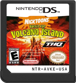 Nicktoons Battle for Volcano Island - Cart - Front (North America) - 517x564