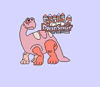 Color A Dinosaur - Screenshot - Game Title (World) - 256x224