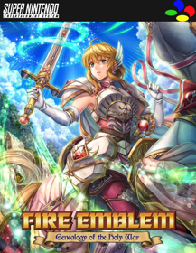 Fire Emblem: Genealogy of Holy-War - Fanart - Box - Front (Japan) - 500x646