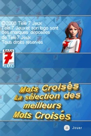 Télé 7 Jeux Inédits: Mots Croisés - Screenshot - Game Title (France) - 256x384