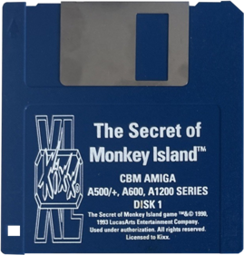 The Secret of Monkey Island - Disc (Europe) - 623x650