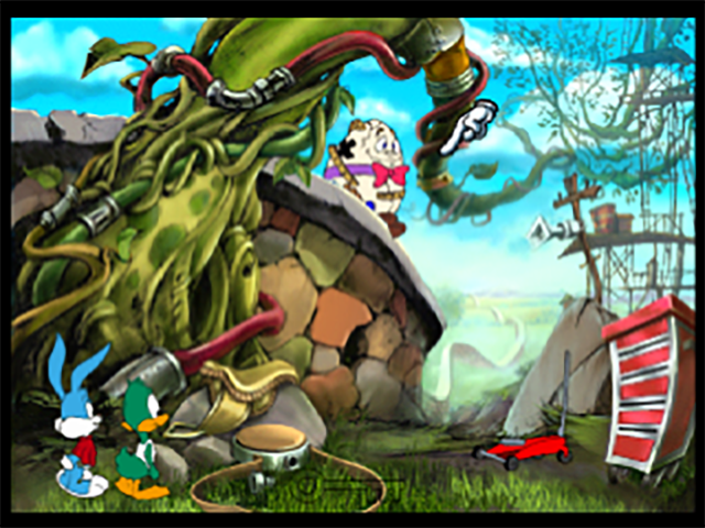 Illustration of Tiny Toon Adventures: The Great Beanstalk