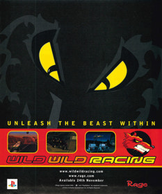 Wild Wild Racing - Advertisement Flyer - Front (United Kingdom) - 1832x2200