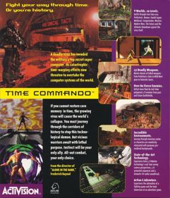 Time Commando - Box - Back (North America) - 687x800