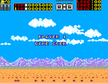 Choplifter - Screenshot - Game Over (World) - 496x384