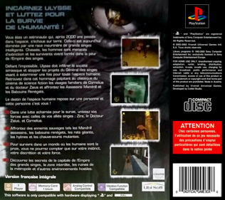 Planet of the Apes - Box - Back (France) - 765x680