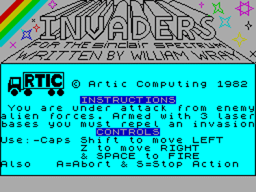 Invaders - Screenshot - Game Title (Europe) - 256x192