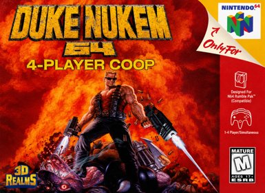 Duke Nukem 64: 4-Player Coop - Fanart - Box - Front (North America) - 2100x1532