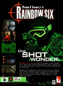 Tom Clancy's Rainbow Six - Advertisement Flyer - Front (North America) - 1220x1650