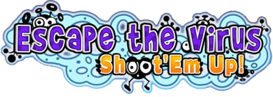 Escape the Virus: Shoot'em Up! - Clear Logo (United States) - 573x203