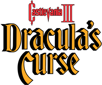 Castlevania III: Dracula's Curse - Clear Logo (North America) - 1024x850