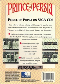 Prince of Persia - Box - Back (North America) - 1698x2386