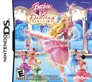 Barbie in The 12 Dancing Princesses - Box - Front (North America) - 640x573