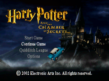 Harry Potter and the Chamber of Secrets - Screenshot - Game Title (World) - 640x480