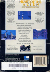 Heart of the Alien: Out of This World Parts I and II - Box - Back (Brazil) - 597x853