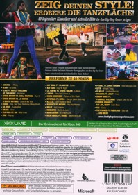 The Hip Hop Dance Experience - Box - Back (Germany) - 1174x1656