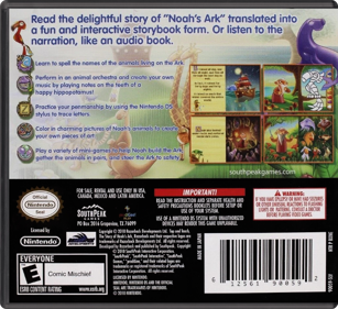 The Story of Noah's Ark - Box - Back - Reconstructed (North America) - 774x708