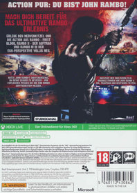 Rambo: The Video Game - Box - Back (Germany) - 600x849