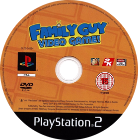 Family Guy Video Game! - Disc (United Kingdom) - 777x784