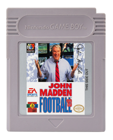 John Madden Football - Cart - Front (North America) - 928x1152