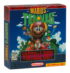 Mario's Tennis - Box - 3D (United States) - 973x1012