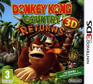 Donkey Kong Country Returns 3D - Box - Front (Italy) - 886x800