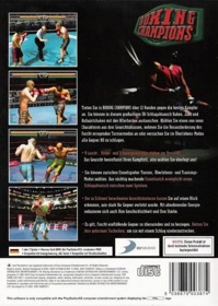Boxing Champions - Box - Back (Germany) - 483x680
