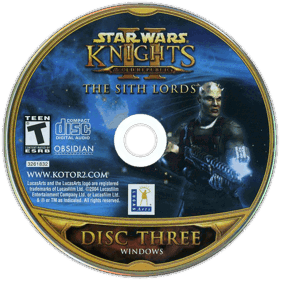 Star Wars: Knights of the Old Republic II: The Sith Lords - Disc (North America) - 700x700