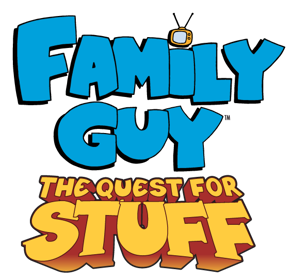 Family Guy: The Quest for Stuff - Clear Logo (World) - 564x543
