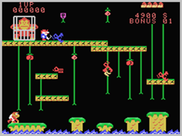 Donkey Kong Junior - Screenshot - Gameplay (World) - 256x192