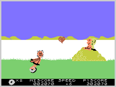 B.C.'s Quest for Tires - Screenshot - Gameplay (North America) - 256x192