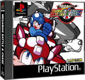 Mega Man Battle & Chase - Box - 3D (Europe) - 1409x1330