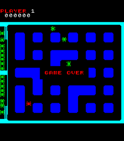 Digger (Sega) - Screenshot - Game Over (North America) - 224x256