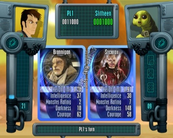 Top Trumps: Doctor Who - Screenshot - Gameplay (Europe) - 640x512