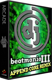 beatmania III: Append Core Remix - Box - 3D (World) - 582x889