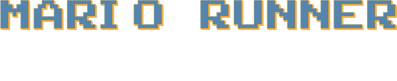 Mario Runner: Underground Adventure - Clear Logo (World) - 1220x249