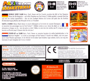 Mario Hoops 3 on 3 - Box - Back (Europe) - 800x718