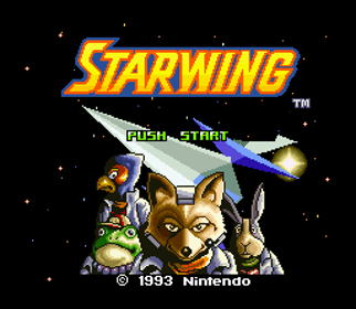 Star Fox - Screenshot - Game Title (Europe) - 256x223