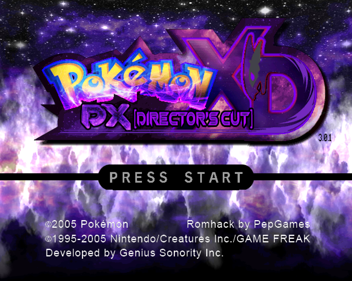 Pokémon XD: DX [Director's Cut] - Screenshot - Game Title (World) - 3200x2553