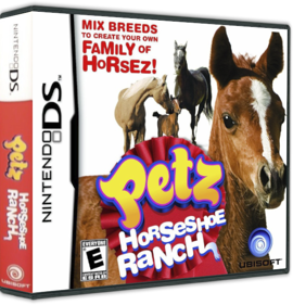 Petz Horseshoe Ranch - Box - 3D (North America) - 575x598
