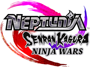 Neptunia x Senran Kagura: Ninja Wars - Clear Logo (World) - 399x298