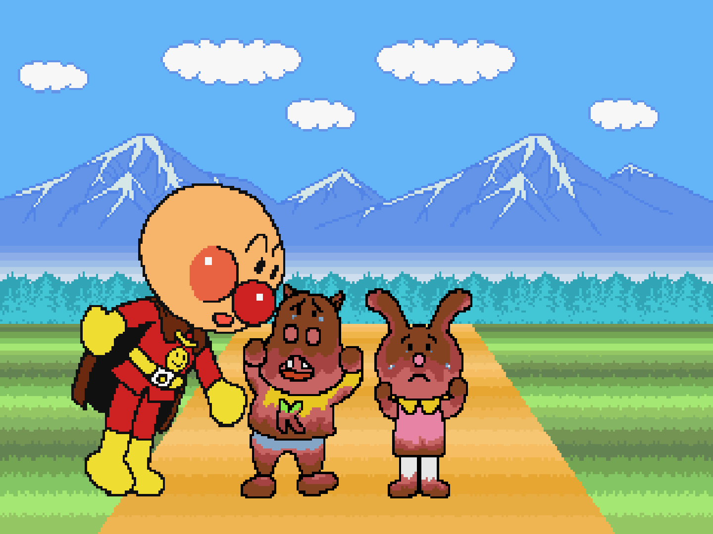 Illustration of Waku Waku Anpanman